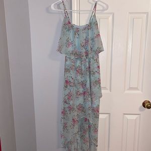 Cinderella Collection Floral High-Low Dress